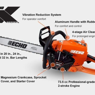 Echo CS-7310SX Επαγγελματικό αλυσοπρίονο βενζίνης 73,5cc/5,6hp 11 ECHO USA CS 7310P Callout